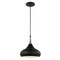 Nuvo Phoenix 1-Light Small Pendant Matte Black with Polished Nickel 60/7510 - alternate 2